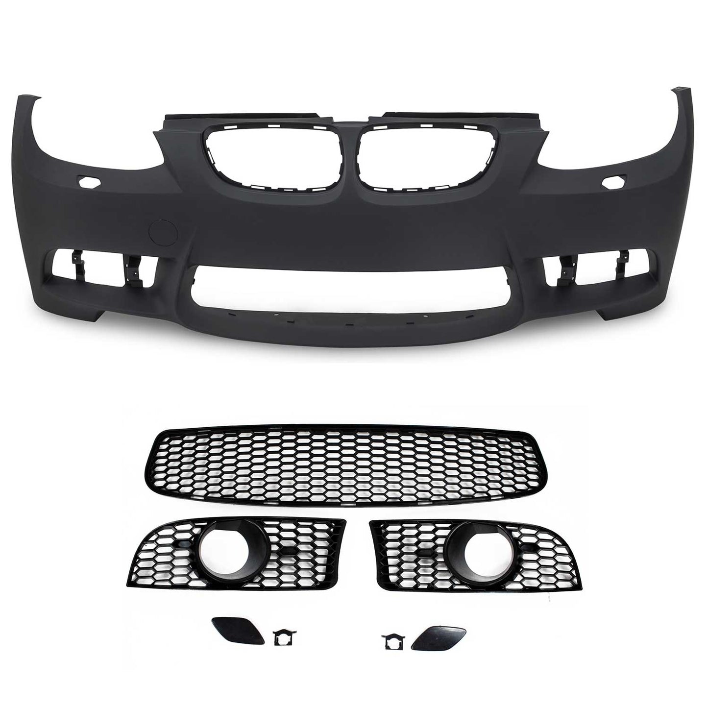 JOM Frontstoßstange für BMW E92 Coupe E93 Cabrio 2006-2010 SRA Schwarz OMAC DE