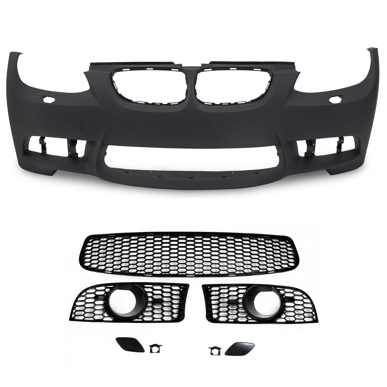 JOM Frontstoßstange für BMW E92 Coupe E93 Cabrio 2006-2010 SRA Schwarz OMAC DE