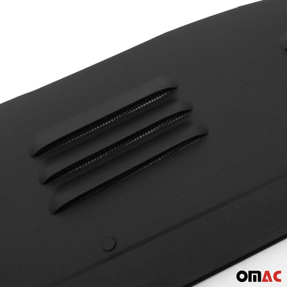 Lüftungsgitter Be & Entlüftung für Opel Vivaro B 2014-2019 Aluminium Schwarz 2x OMAC DE