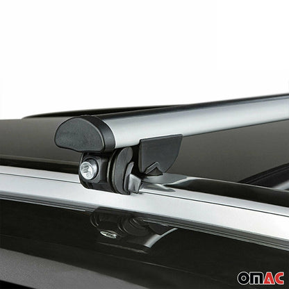 Dachträger für Audi Q8 e-tron 2023-2025 Gepäckträger Relingträger Grau 100kg OMAC DE