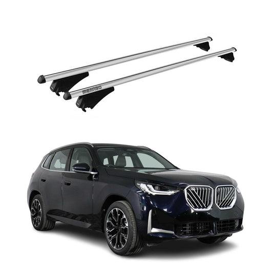 2024-2025 BMW X3 (G45) Menabo Grundträger Dachträger Alu Silber 2 tlg OMAC DE