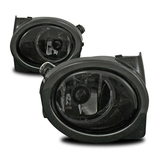 JOM Nebelscheinwerfer für BMW 3er E46/ M3 + E39/ M5 Smokeglas mit Rahmen OMAC DE