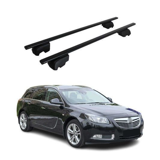 Dachträger Grundtäger für Opel Insignia A B Kombi 2008-2022 75kg Metall Schwarz OMAC DE
