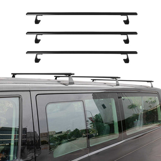 Dachträger für Ford Transit Custom / Tourneo Custom 2023-25 75kg Schwarz 3tlg OMAC DE