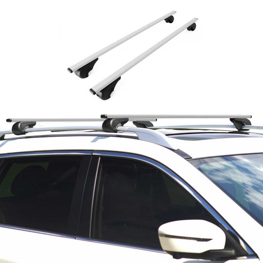 Dachträger Grundtäger für Acura TSX Sportwagon 2010-2014 75kg Metall Silber 2x OMAC DE