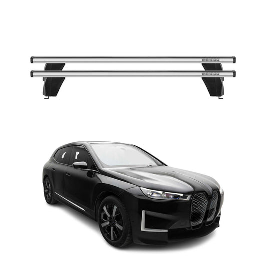 Menabo Dachträger Grundträger für BMW iX I20 2021-2025 Querträger ABE Alu Grau OMAC DE