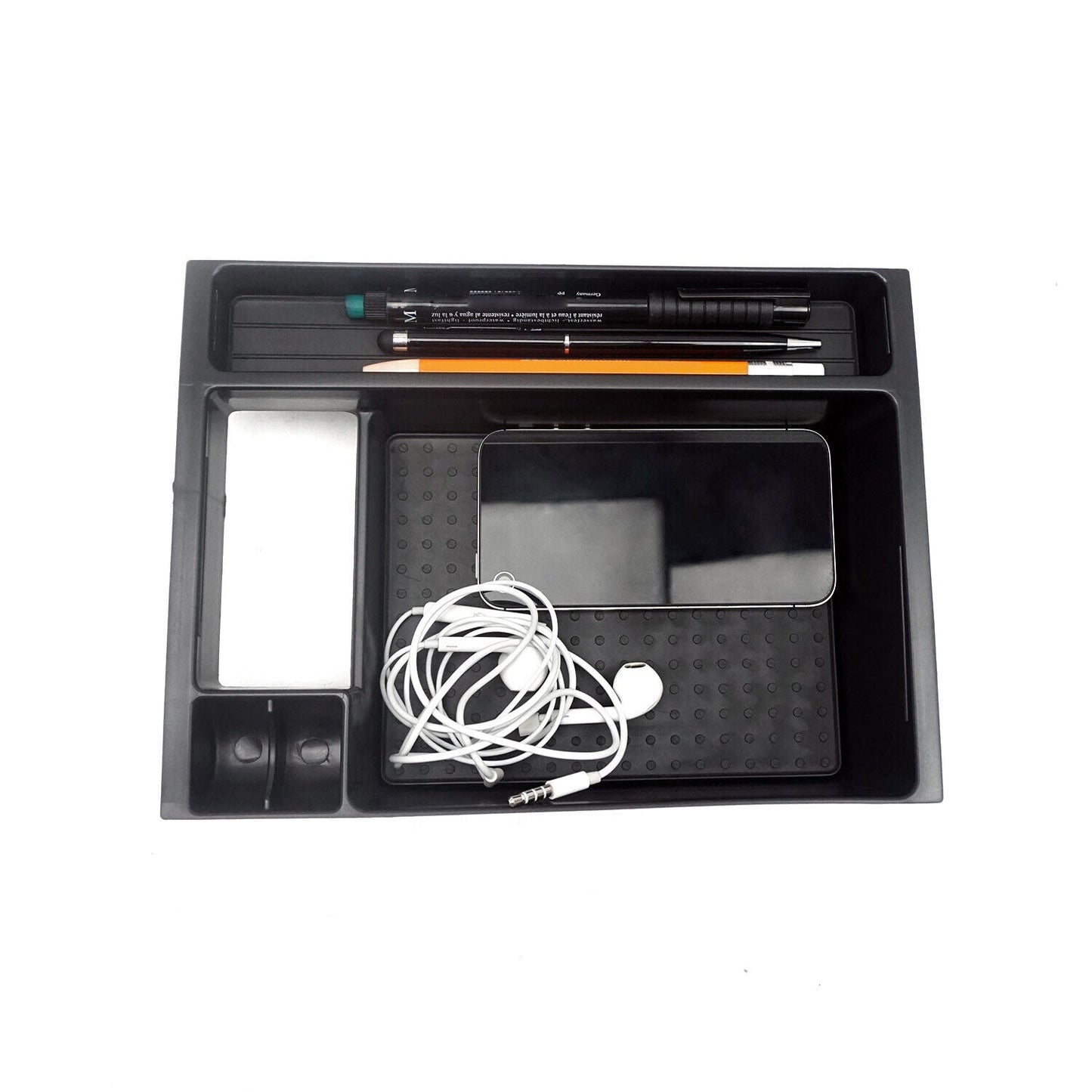Armauflage Ablagebox Zentrale Storage-Box für Mazda CX-5 2013-2014 ABS Schwarz OMAC DE