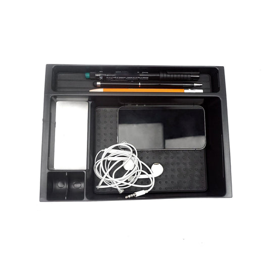 Armauflage Ablagebox Zentrale Storage-Box für Mazda CX-5 2013-2014 ABS Schwarz OMAC DE