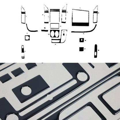 Innenraum Dekor Cockpit für Citroen Jumper 2006-2014 Piano Schwarz Optik 18tlg OMAC DE