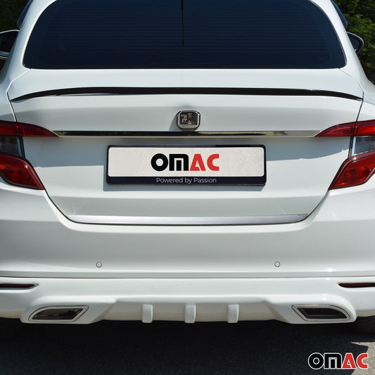 Kofferraumleiste Heckleiste für Fiat Tipo 2015-2025 Schrägheck Edelstahl Chrom OMAC DE