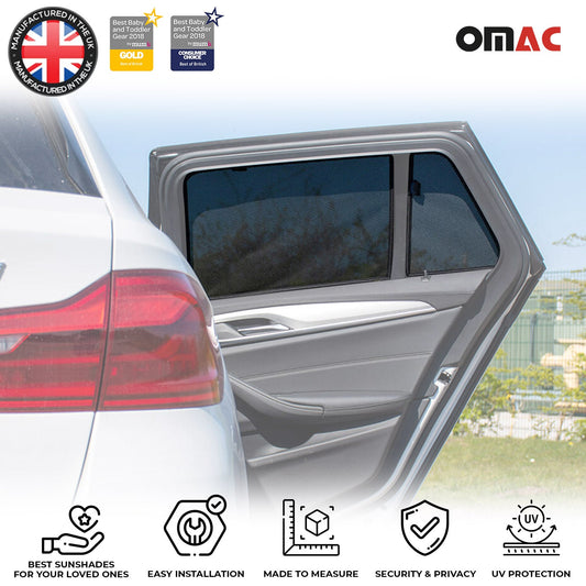 Sonnenschutz Seitenfenster für BMW 5er Touring G31 2017-2023 Heckscheibe 2tlg OMAC DE