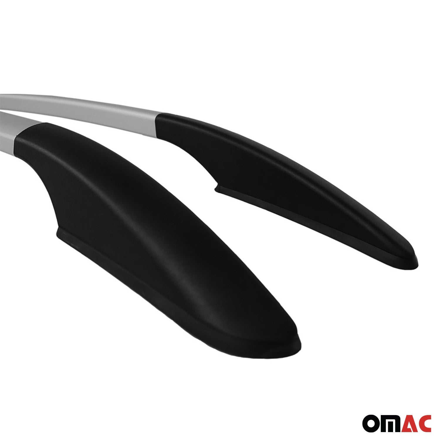 Aluminium Dachreling Relingträger für Dacia Sandero 2008-2012 Silber 2x OMAC DE