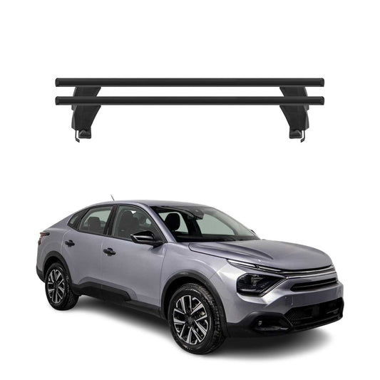 Menabo Dachträger Grundträger für Citroen C4X / e-C4X 2022-2025 Alu Schwarz 2tlg OMAC DE