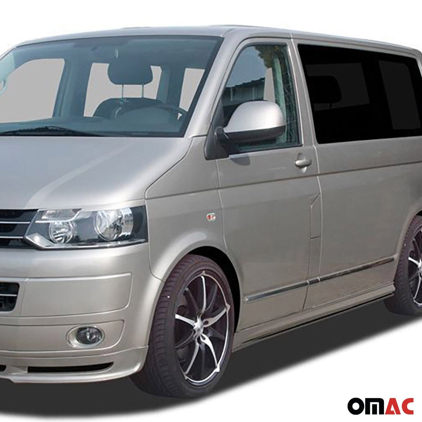 RDX Seitenschweller Kratzschutz für VW Transporter T5 2003-2015 L1 ABS OMAC DE