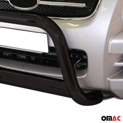 Frontbügel Frontschutzbügel für Kia Sportage 2004-2008 ø63mm Stahl Schwarz OMAC DE