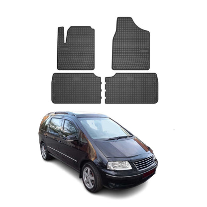 1995-2010 VW Sharan Fußmatten TPE Schwarz 4 tlg - autoseifert.com