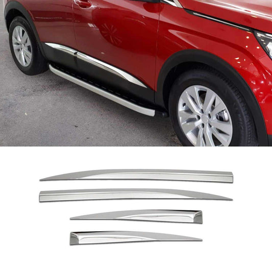 Seitentürleiste Türschutzleiste für Peugeot 3008 Active P84 2016-2025 Chrom 4x OMAC DE