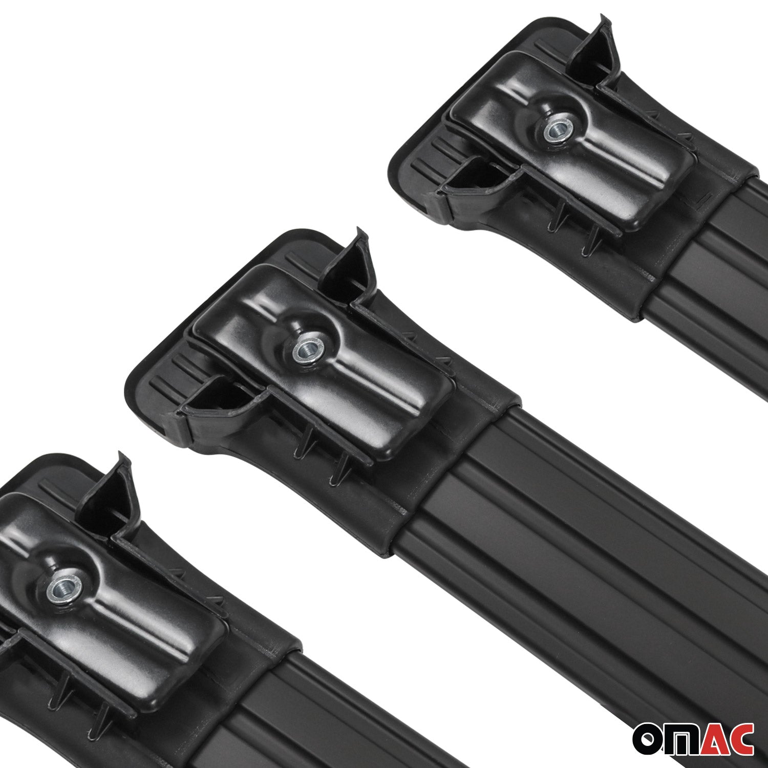 Dachträger Grundtäger für Citroen Jumpy 2016-2025 75kg Aluminium Schwarz 3 tlg OMAC DE
