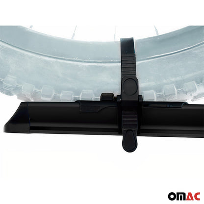 2x Fahrradträger Dachfahrradträger bis 17kg Aluminium Schwarz Fahrradhalter OMAC DE