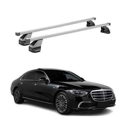 Menabo Dachträger Grundträger für Mercedes S Klasse W223 2020-2025 Stahl Grau 2x OMAC DE