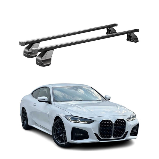Menabo Dachträger Grundträger für BMW 4er G26 Gran Coupe 2021-2025 Stahl Schwarz OMAC DE