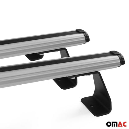 Dachträger Grundtäger für Citroen Berlingo 2018-2025 75kg Aluminium Silber 2tlg OMAC DE