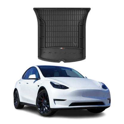 OMAC Gummi Kofferraumwanne für Tesla Model Y 2020-2025 Hinten Oben Schwarz TPE OMAC DE