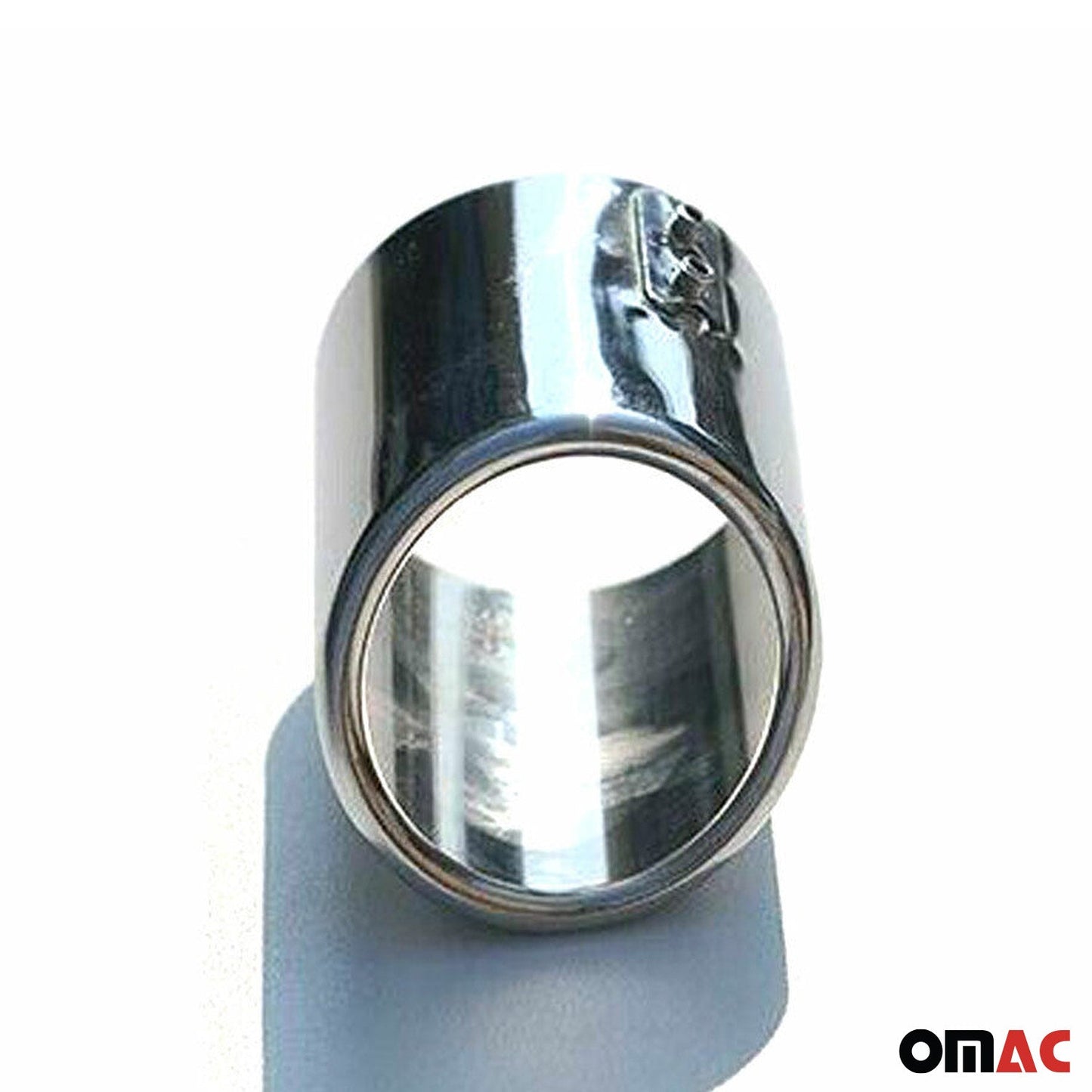 Auspuffblende Endrohr für Mercedes E Klasse 1993-2025 Edelstahl Chrom 60mm 2tlg OMAC DE