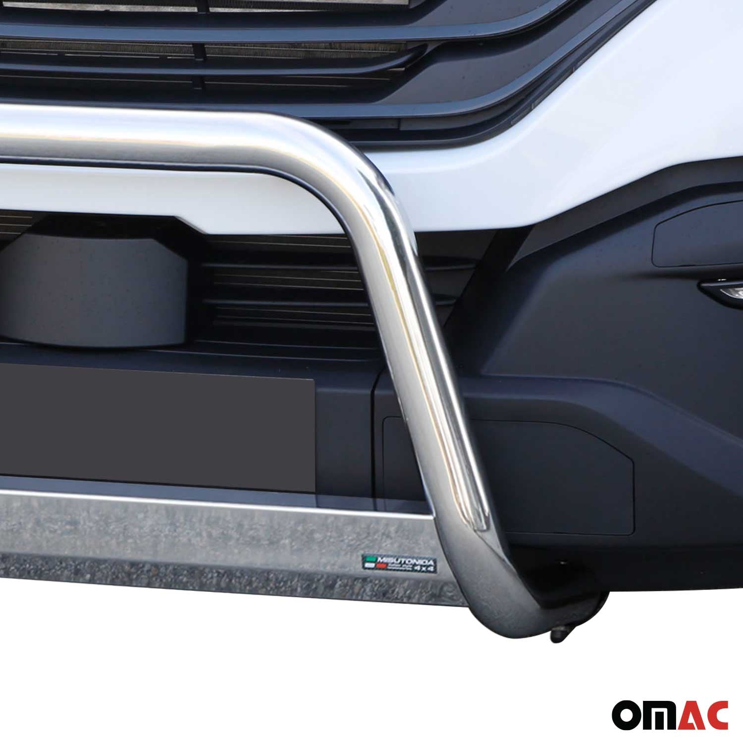 Frontbügel Frontschutzbügel für Iveco Daily ab 2025 ø63mm Stahl Silber Schutz OMAC DE