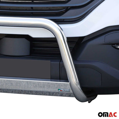 Frontbügel Frontschutzbügel für Iveco Daily ab 2025 ø63mm Stahl Silber Schutz OMAC DE