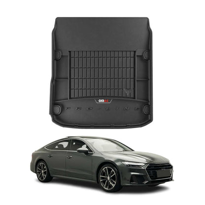 Kofferraumwanne für Audi A7 C8 Sportback 2018-2023 OMAC Premium 3D Schwarz Gummi OMAC DE