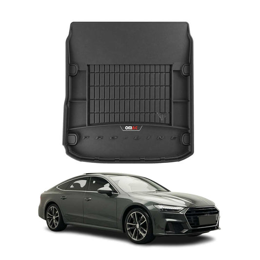 Kofferraumwanne für Audi A7 C8 Sportback 2018-2023 OMAC Premium 3D Schwarz Gummi OMAC DE