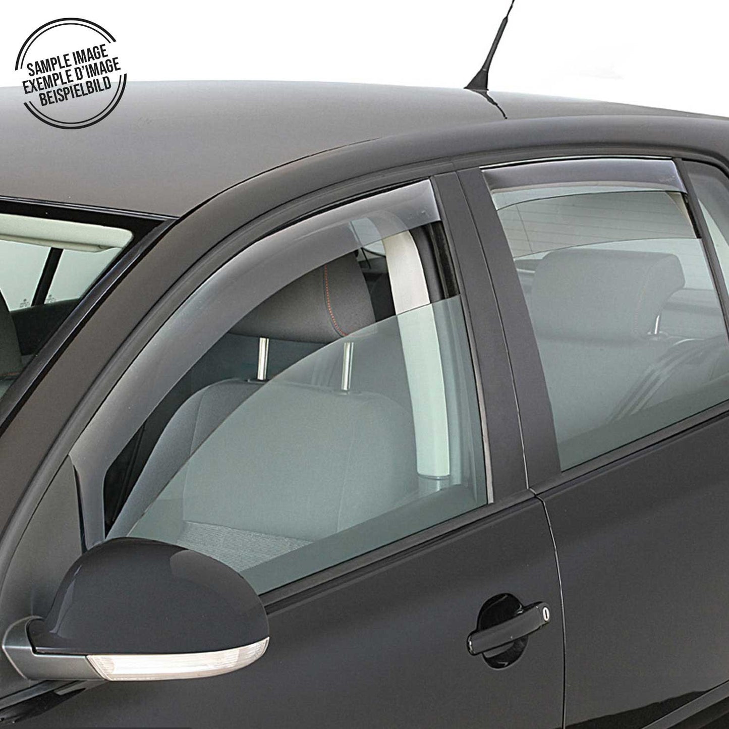 Windabweiser Regenabweiser für VW Golf mk4 1997-2006 Acryl Dunkel 4tlg