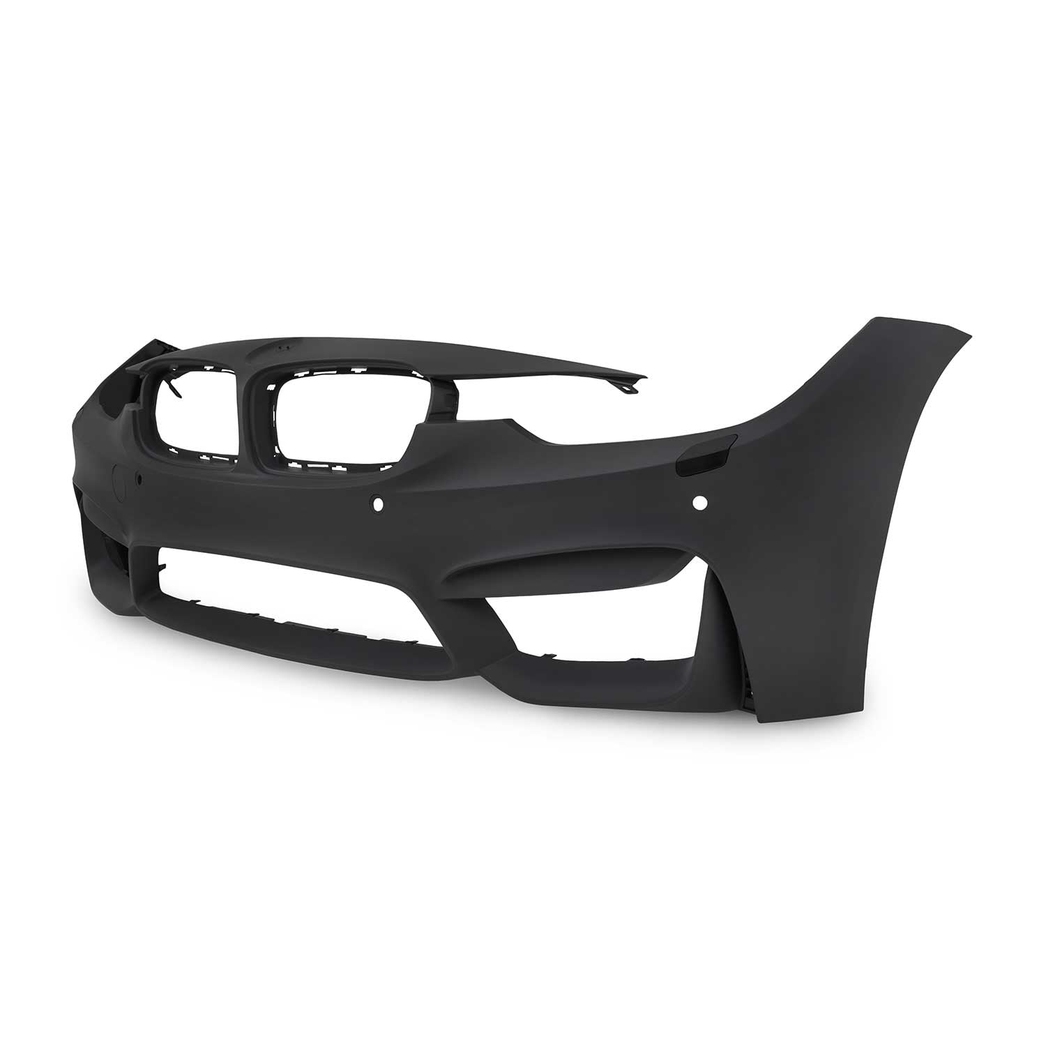 JOM Stoßstange vorne für BMW F30 inkl. LCI 2011-2019 SRA + PDC Schwarz OMAC DE