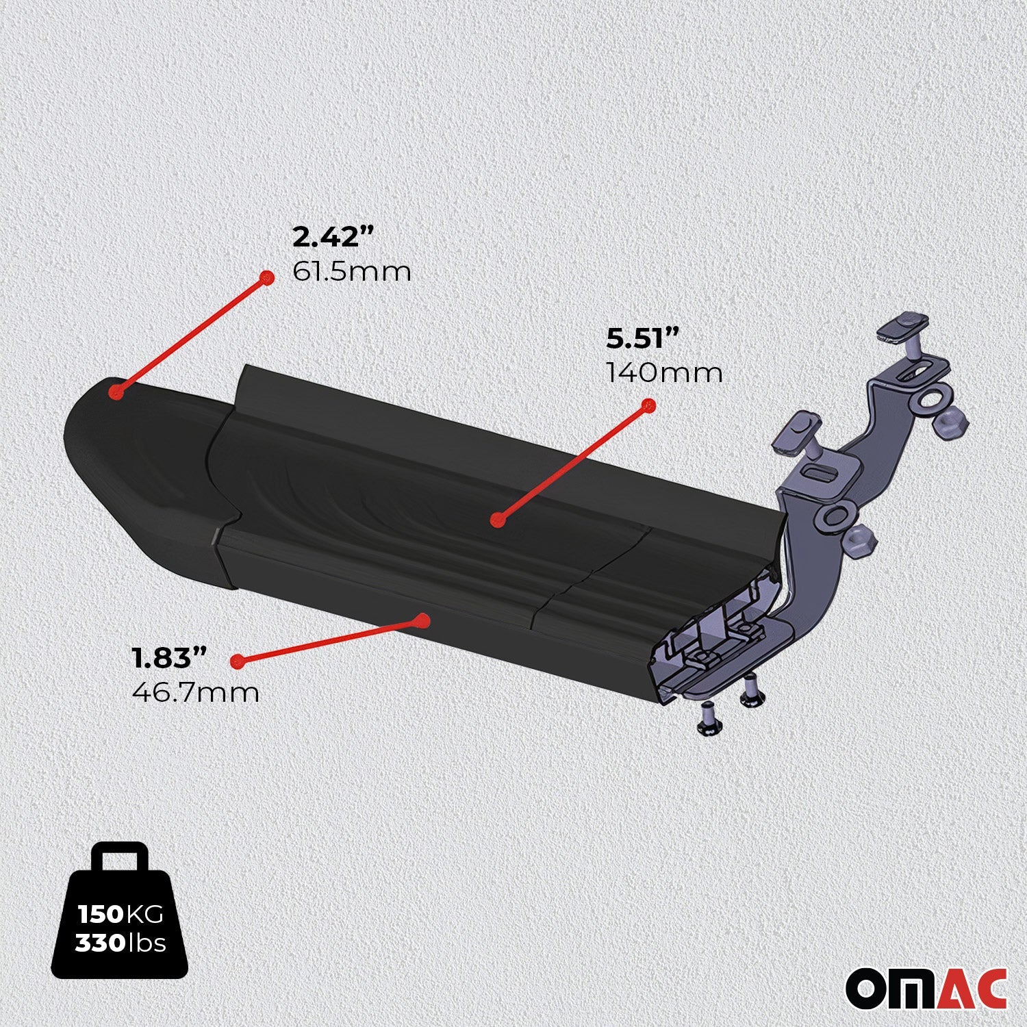 2023-2025 BYD Seal Trittbretter Seitenschweller Seitenbretter Alu Schwarz OMAC DE
