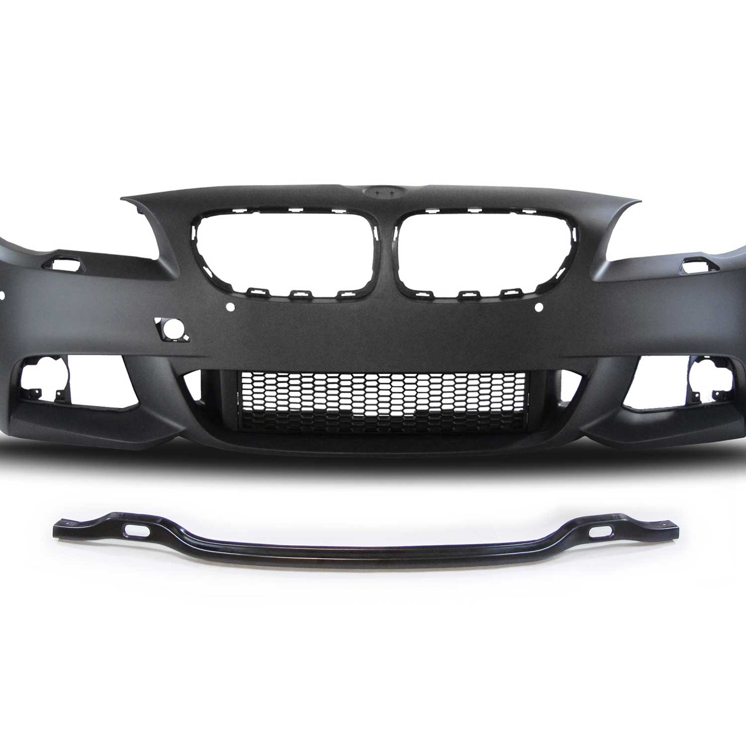JOM Frontstoßstange für BMW 5er F10 F11 2010-2017 mit Nebelscheinwerfer OMAC DE